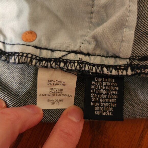 J. Crew Cropped Matchstick Floral Print Jeans - Picture 6 of 14